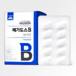 고려은단 메가도스B 비타민B 컴플렉스 60정, 3개 (6개월분) 메가도스B 비타민B군 850mg x 60정